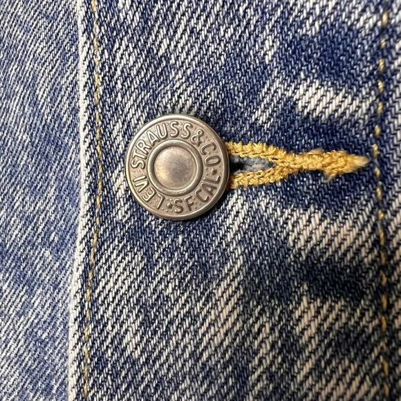 Levis Skirt Womens Size 30 Premium Front Button Mini Denim Quality Clothing - Picture 6 of 16